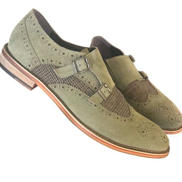 Vintage Foundry The Muphy Shoe in Olive suede men’s size 10 - Picture 3 of 11